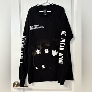 NWOT The Cure “Pornography” Long Sleeve Tee Unisex Small